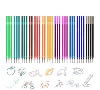 36 Piezas Boligrafo Borrable Recambios,Compatibles con Legami,Minas de repuesto borrables,Punta de 0,7mm,Altura 13cm,Bolígrafo Roller Borrable,Erasable Pen Refill,Tinta Termosensible