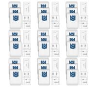 (36 Piezas) Bolsas de Polvo Filtros Airclean Compatibles con Aspiradora Miele GN, Series C1, C2, C3, S227, S240, S270, S400, S400i, S600, S2, S5, S8, Bolsa para Aspiradora 3D Efficiency