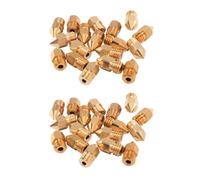 36 Piezas Boquillas de Impresora 3D Extrusora M6 Boquilla de Laton Cabeza de Impresion (4 x 0.2mm + 4 x 0.3mm + 12 x 0.4mm + 4 x 0.5mm + 4 x 0.6mm + 4