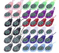 36 Piezas Brújula Mini Multicolor - Brújulas de Orientación para Exteriores - Brújula Niños y Brújula Supervivencia con Cuerda - Brújulas Portátiles para Camping y Senderismo