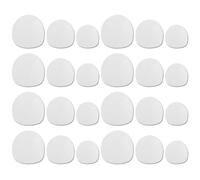36 piezas de repuesto de tapones para los oídos blancos, 3 tamaños, silicona de repuesto, cómodos tapones para los oídos compatibles con la mayoría de los auriculares in-ear