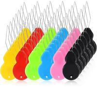 36 Piezas Enhebrador de Aguja Set, Enhebradores de Agujas de Coser a Mano, Enhebradores de Agujas de Plástico para Coser Manualidades Bordado DIY