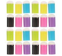 36 Piezas Esponjas de Pintura para Manualidades Infantiles, Sellos | Espuma Plástica para Tinta y Pintura, Fácil Limpieza, Uso en Casa, Fiestas y Aulas, Colores Vibrantes Color Aleatorio