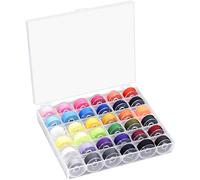 36 piezas Hilos de Coser de Poliéster para Costura Bobinas Surtidas hilo de coser colorido bobinas para máquina de coser para Babylock/Janome/Elna/Singer