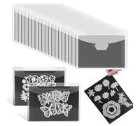 36 Piezas Laminas Magneticas Hoja Magnetica Lamina Magnetica Folha Magnetica Lamina Imantada Adhesiva Imanes Adhesivos Iman Adhesivo Goma magnética Moldes Almacenaje Carpeta Transparente Estampación