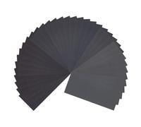 36 Piezas Papel de Lija de Carburo de Silicio, 23 x 9 cm Papel Abrasivo Uso en Seco y Húmedo 120 a 2000, Hojas de Papel Abrasivo Profesional para Lijado de Automóviles Muebles Madera