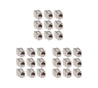 36 Piezas RJ45 Cat7 Cat6A Blindado FTP Módulo de Aleación de Zinc Adaptador de Conector de Red Jack 10GB de Red