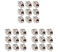 36 Piezas RJ45 Cat7 Cat6A Blindado Módulo de Aleación Zinc Adaptador Conector Red Jack 10GB