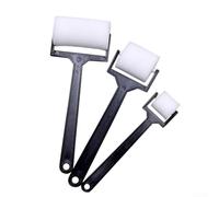 36 pinceles de rodillo de espuma de esponja blanca para niños, herramienta de arte para manualidades, dibujo y proyectos decorativos en la escuela y el hogar (6 piezas)