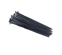 36 radios de bicicleta eléctrica endurecidos para bicicletas de litio, radios de rueda de aleación negra resistentes con tuercas para kits de conversión y reparación de bicicletas eléctricas (208 mm)