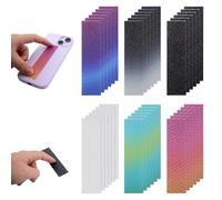 36 Uds Pegatinas Sensoriales, Táctiles Ásperas Tiras Texturizadas para Inquietarse Pegatinas Calmantes Adhesivas Tiras Sensoriales para Adultos Adolescentes (Estilo Degradado)