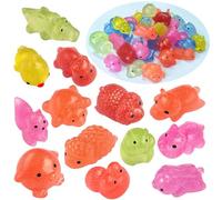 36 unidades de juguetes de Glittery Mini Squishies, estrés Relieving Toy, Fiesta de los niños para Mochi Squishies, fiesta de cumpleaños del niño, premios de clase, bolsas de regalo para niños