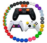 36 unids Joystick Grip para Ps5 Ps4 Controller, silicona pulgar Grips Caps Cover Stick analógico para Playstation 5, Playstation 4 Controller, Xbox 360, Xbox One Controller (A)
