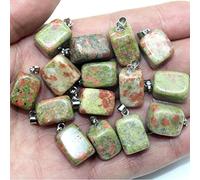 36 unids/lote a granel irregular cristal natural cuarzo piedra colgante para hacer collares colgantes DIY, NO.23