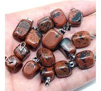 36 unids/lote a granel irregular cristal natural cuarzo piedra colgante para hacer collares colgantes DIY, NO.24