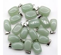 36 unids/lote a granel irregular cristal natural cuarzo piedra colgante para hacer collares colgantes DIY, NO.3