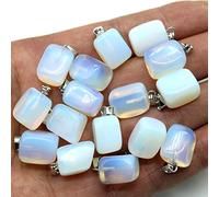 36 unids/lote a granel irregular cristal natural cuarzo piedra colgante para hacer collares colgantes DIY, NO.14