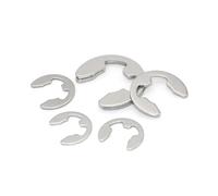 360/200 unids/set E conjunto con rizador Circlip Kit surtido de arandelas 304 acero inoxidable 1,2-15 Mm clip C externo for eje(M1.5-m10 200pcs)