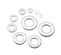 360/580 Uds 304 arandela plana de acero inoxidable junta Oring juego anillos surtido Kit for tapones sumidero Para Tornillos(360PCS)