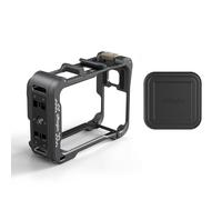 360 ace Serie - Jaula de Marco de Aluminio con Lente de Silicuata para Insta360 Ace Pro 2/Pro, Carcasa Protectora de Metal Duradera (Modelo 3)