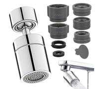 360 Aireador para grifo FM22/M24 con Adaptador, 2 Modos, Extension Difusor Atomizador Fregadero,Boquilla Cabezal Filtro Extensor Grifo Lavaboople Ducha