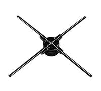 360 Al Aire Libre 50cm 3D Pantalla Olográfica Holograma Ventilador Led