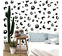 360 calcomanías de pared con estampado de leopardo, 10 hojas de vinilo de vaca