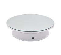 360 Degree Adjustable Speed Revolving Base, Low Noise 2 Speed Adjustable, for Jewelry Watch Phone Bag Shoes Models Glasses,(D)