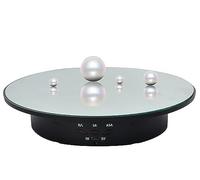 360 Degree Rotating Display Stand,Electric Rotating Turntable For Photography,8Kg Load,Usb Charging, Adjustable Angle,Suitable For Displaying Various Small Items Of 1-20Cm, LJJY-KK, Black
