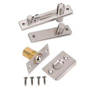 360 Degree Rotation Door Hinge, Stainless Steel Pivot Hinge Heavy Duty Concealed Hinge for Wood Aluminum Frame Doors 300LBS Load Capacity
