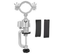 360 Degree Rotation Electric Drill Stand, Electric Grinder Holder Bracket, Pew Clamp for Electric Drill and Tools, Aluminum Alloy Drill Stand with Jaw Gasket for