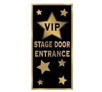 360 DEGREES Beistle Decoración de la Puerta VIP - Un tamaño