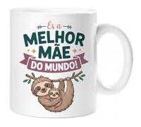 360 Onlineprint Canecas para mãe - Presente dia da mãe | Caneca de cerâmica 325ml | A Melhor Mãe do Mundo