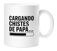 360 Onlineprint Tazas para PADRE/PAPÁ - Regalo Día del Padre | Taza de Cerámica 325ml | Chistes de papá