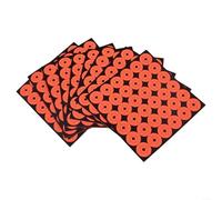 360 pegatinas de papel en color naranja neón para práctica de objetivo, cada una de 2,5 cm de diámetro