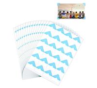 360 Piezas/15 Hojas de Pegatinas para Esquinas de Fotos, Esquinas Autoadhesivas para Montar Imágenes para Álbumes de Recortes Cuadernos Álbumes de Fotos Diarios de Viaje (Azul)