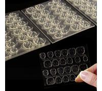 360 Piezas Adhesivo Transparente Doble cara para uñas, Consejos de Uñas Falsas Herramientas de Manicura para Accesorios de Arte de Uñas Transparente Adhesivas.