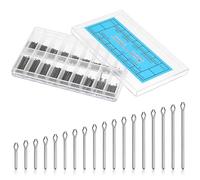 360 Piezas de Pasador de 6-23 mm de Plata para Reloj de Pulsera - Acero Inoxidable, Pasadores de Enlace Cotter, Herramientas de Reparación