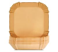 360 piezas de revestimientos de papel desechables cuadrados de 8 pulgadas para freidora de aire