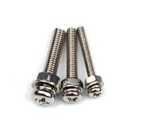 360 piezas M3-M5 juego de tornillos de acero inoxidable con cabeza redonda, tuercas y arandelas para proyectos de bricolaje