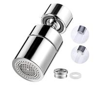 360° Pivotant Aérateur de Robinet, M22/M24 Mousseur Robinet Economie Eau Extension Robinet Filtre Embout Robinet Cuisine Réglable Multifonctionnel Pulvérisateur