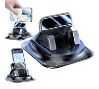 360° Rotating Car Phone Mount for Dashboard,360° Rotating Car Phone Holder,One-Hand Lock, Anti-Slip Rotation Dashboard Phones Holder,Automatic Locking Anti-Slip Base Fits All Phones，2
