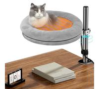 360° Rotating Cat Bed, Desk Pet Bed, Comfortable Tabletop Cat Nest, Rotating Cat Shelf Bed, Desk Cat Nest Bed, Comfortable Tabletop Kitten Bed with Easy Installation Shelf for Study Room, Dorm