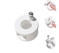 360° Rotating Cat Eye Magnet for Nail Polish,Beginner Friendly Nail Tool,Automatic Glass Bead Suction,Uniform Magnetic Force,Excellent Light Absorption,Easily DIY Glossy Cat Eye Effect (white)