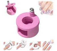 360° Rotating Cat Eye Magnet for Nails,Automatic Glass Bead Suction of Cat Eye Nail Magnet Tool,Magnetic Nail Tool with Excellent Light Absorption ,DIY Glossy Cats Eyes Effect (Pink)