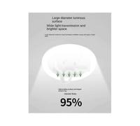 360 Rotating Ceiling Fan Light E27 Smart Fan with Remote Control LED Light for Living Room