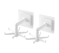 360 Rotating Folding Hook - 360 Degree Rotating kitchenHooks 2x Utensil Rack Utensils Organizer With 6 Claws Multifunctional kitchenHook For kitchenBathroom Cabinet With Easy Installation | Reliabl