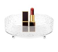 360° Rotating Organizer Case for Cosmetics - Large Capacity Makeup Perfume Organizer for Dresser, Dormitory, Apartment, Desktop