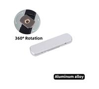 (360 Rotazione Argento) Soporte universal mini pieghevole en metal para celular Lega di alluminio