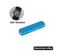 (360 Rotazione Blu) Soporte universal mini pieghevole en metal para celular Lega di alluminio invisibile